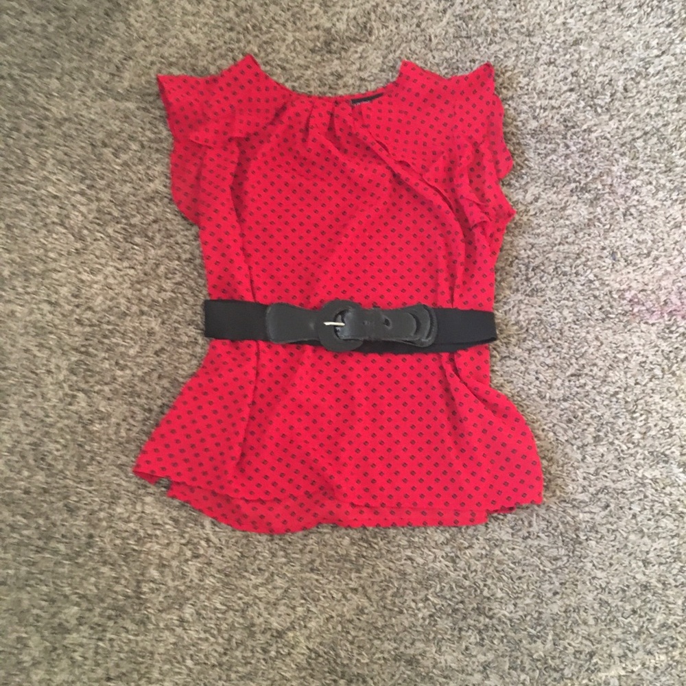Liz Claiborne blouse with belt